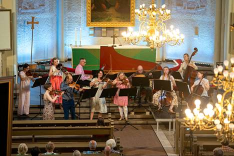 Pirkanmaan Barokki näytti vanhan musiikin osaamistaan Aleksanterin kirkossa.
