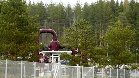 Gasumin kaasuasema Imatran Räikkölässä 12. toukokuuta 2022.