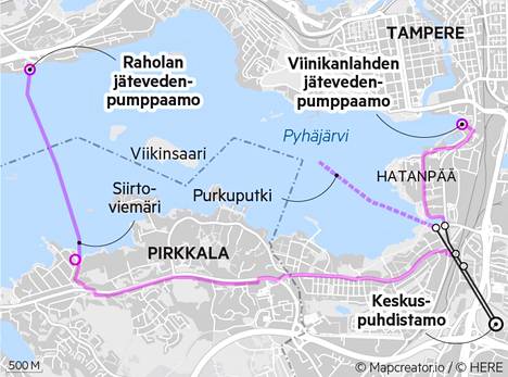 Viinikanlahteen nousee yksi Suomen suurimmista jätevedenpumppaamoista -  Tampere - Aamulehti