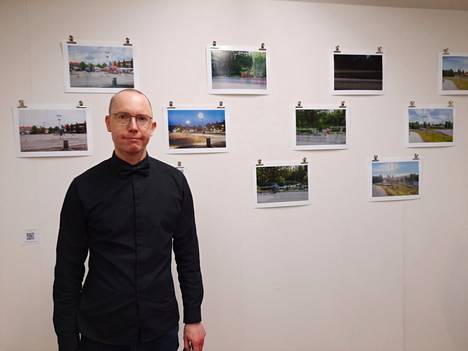 Johannes Joenperä on gallerian uuden näyttelyn toinen taiteilija.