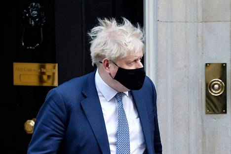 Britannian pääministeri Boris Johnson on joutunut kritiikkimyrskyn kohteeksi, kun hän osallistui koronasulkua rikkoneisiin puutarhajuhliin. Kuva on otettu Lontoossa 12. tammikuuta.