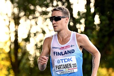 Veli-Matti Partanen ei päässyt maaliin 35 kilometrillä.