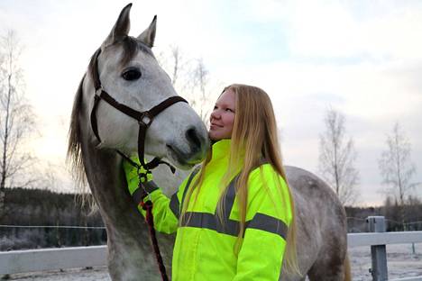  Linda Lampinen ja hänen hevosensa La Esperanza sijoittuivat toiseksi Ruotsissa sunnuntaina järjestetyissä matkaratsastuskisoissa. Arkistokuva. 