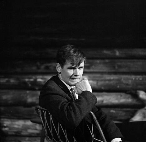 Antti Litja kuvattuna vuonna 1963. Litja näytteli Tampereen Työväen Teatterissa vuosina 1963–1975 ja Tampereen Teatterissa 1990-luvun alkupuoliskolla.