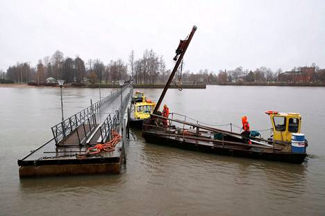 Vuonna 2019 Taavi-silta purettiin pois käytöstä 14. marraskuuta.