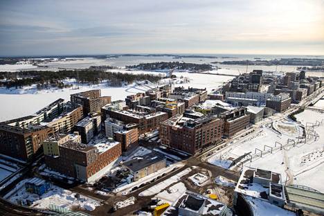 Helsingin Kalastamaan on rakennettu viime vuosina kiivaaseen tahtiin uusia kerrostaloja.