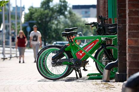Porin kaupunkipyörät ovat Rolanbiken pyöriä, ja niitä on eri puolilla kaupunkia. Kokemäki aikoo vuokrata 20 pyörää. 