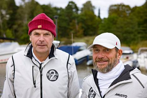 John Blässar (vas.) ja Markus Mustelin osallistuvat Atlantic Challenge -kisaan, joka alkaa 12. joulukuuta.