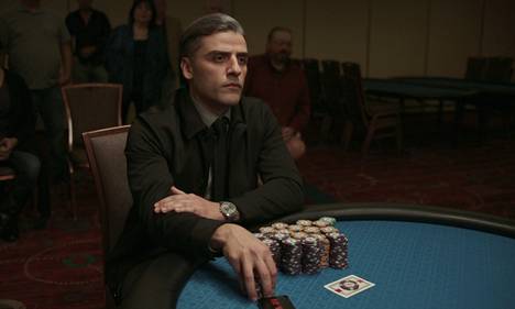 Oscar Isaac näyttelee The Card Counter -elokuvan päähenkilöä William Telliä.