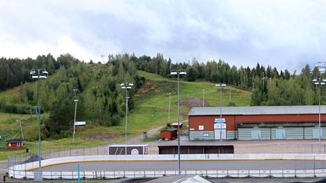 Pukkivuoren laskettelurinne sijaitsee Virtain hyvinvointi- ja liikuntapuistossa. Kuva syyskuulta 2019.