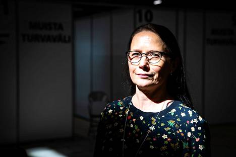Tampereen kaupungin hoitotyön päällikkö Birgit Aikio kuvattiin 13.7.2021.