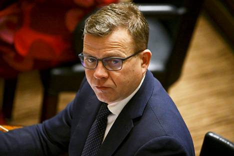 Kokoomuksen puheenjohtaja Petteri Orpo kuvattiin eduskunnan täysistunnossa 21. joulukuuta.