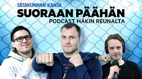 Jesse Urholin (vas.), Toni Aaltonen ja Eetu Lehtinen puhuvat Suoraan päähän -podcastin tuoreessa jaksossa muun muassa UFC:n ja WWE:n yhdistymisestä.