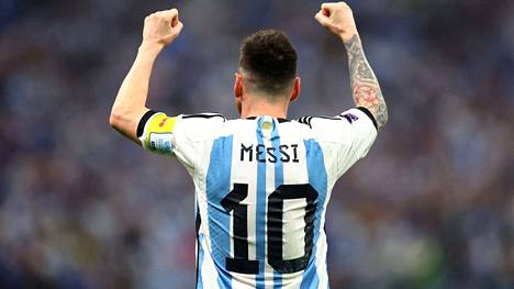 Lionel Messi pelaa sunnuntaina MM-finaalissa.