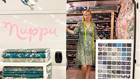 ”Kaikenlaista kivaa saa tehtyä ompelemalla, kunhan uskaltaa kokeilla eri materiaaleja”, rohkaisee Nupun perustaja ja yrittäjä Jenni Sundberg.