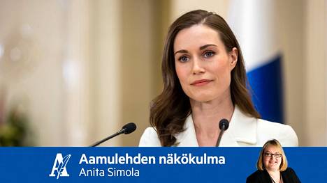 Pääministeri Sanna Marin (sd) kuvattiin toukokuussa 2022 Presidentinlinnassa Helsingissä.