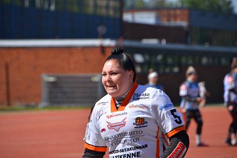 Jade Vartiamäki palasi Majuttarien syöttölautasen ääreen lauantain ottelussa Kajaanin Pallokerhoa vastaan