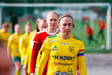 Johanna Salmijärven pelaajaura päättyi PK-35:tä vastaan.