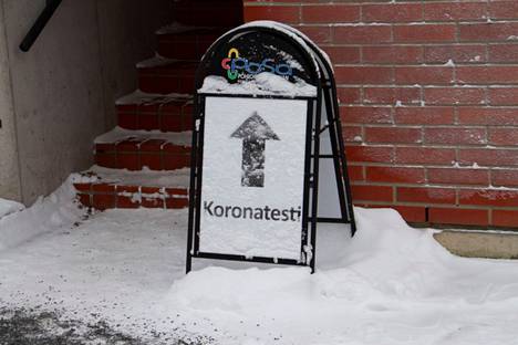 Arkistokuva koronatestauspaikalta Kankaanpäästä.