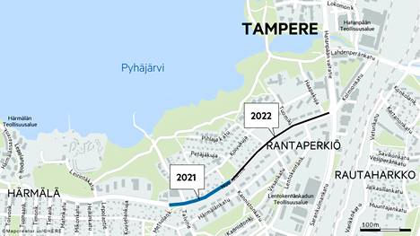 Nuolialantien kävely- ja pyörätietä uusitaan Härmälässä ja Rantaperkiössä -  Tampere - Aamulehti