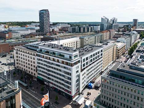 Asuntojen hinnat jatkoivat laskuaan ympäri Suomea. Lasku oli suurinta suurissa kaupungeissa. Kuva on Tampereelta.