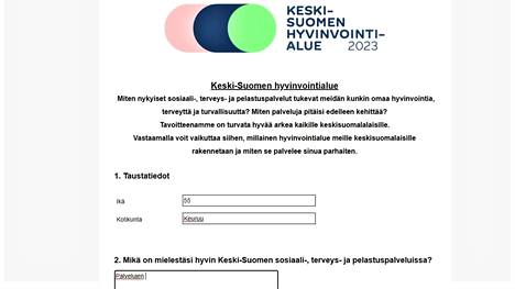 Millaisen Keski-Suomen hyvinvointialueen sinä haluat? Asukkaiden mielipiteitä kartoitetaan kyselyllä 1. huhtikuuta saakka.