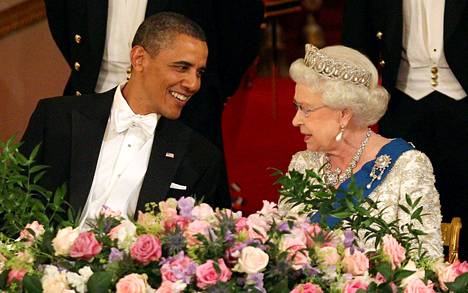 Yhdysvaltain presidentin Barack Obaman kuningatar Elisabet tapasi 24. toukokuuta 2011.