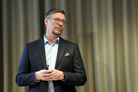 Leijonien päävalmentaja Jukka Jalonen puhui jääkiekkojournalistien seminaarissa Nokia Areenalla Tampereella.
