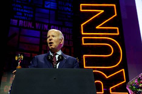 Yhdysvaltain presidentti Joe Biden kuvattiin 16. toukokuuta Washingtonissa.