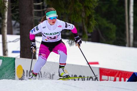 Alueen hiihtäjistä Kankaanpään Urheilijoiden Anna Stenroos menestyi parhaiten nuorten SM-kisoissa.