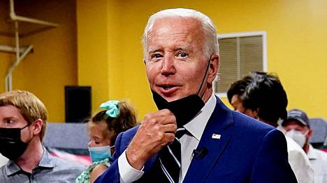 Yhdysvaltain presidentin Joe Bidenin tiukka koronaeristys on lopetettu. Biden kuvattiin Washingtonissa 21. kesäkuuta.
