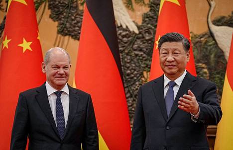 Saksan liittokansleri Olaf Scholz ja Kiinan presidentti Xi Jinping tapasivat Pekingissä varhain Suomen aikaa perjantaina 4. marraskuuta.