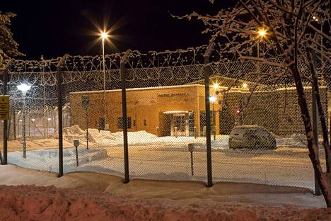 Pyhäselän vankila kuvattuna talvella 2017.