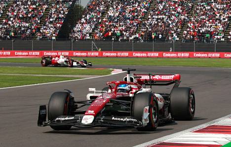 Alfa Romeon suomalaiskuljettaja Valtteri Bottas sijoittui kuudenneksi Meksikon gp:n aika-ajossa 29. lokakuuta.