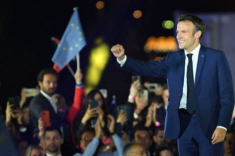 Emmanuel Macron voitti vaalien toisella kierroksella Marine Le Penin.