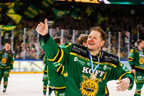 Petri Kontiola voitti viime kaudella SM-pronssia Ilveksen kanssa.
