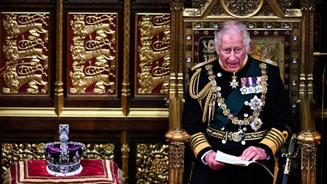 Prinssi Charles puhui Britannian parlamentin avajaisissa tiistaina.