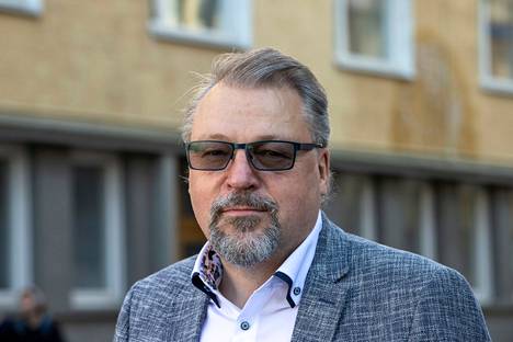 Jari Kinnunen on pirkanmaalainen kokoomuksen poliisitaustainen kansanedustaja. Kinnunen kuvattiin Tampereella elokuussa 2021.