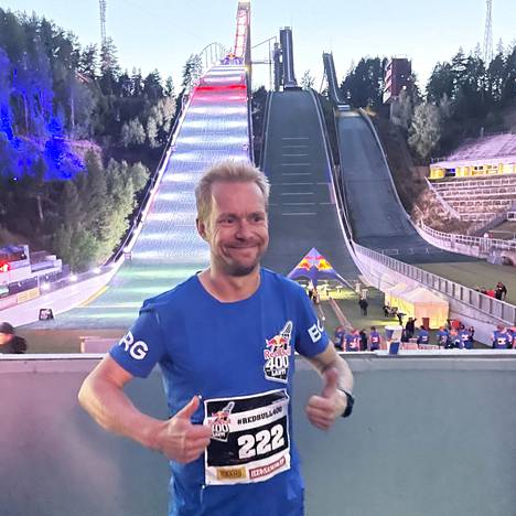 Heikki Nuoranne haki suorituskykynsä äärirajoja ja juoksi Lahden suurmäen huipulle kovassa seurassa seitsemänneksi ajalla 3.56.