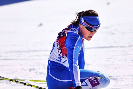 Sotshin olymnpiakisoissa 2014 Aino-Kaisa Saarisen ja Therese Johaugin raju pronssiotatus meni kahdella sekunnilla norjalaisen eduksi.