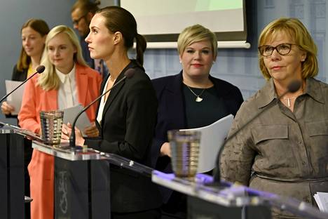 Hallitus kertoi budjettipäätöksistään tiedotustilaisuudessa Valtioneuvoston linnassa Helsingissä 1. syyskuuta 2022.