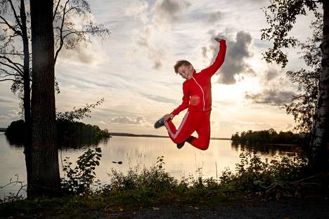 Billy Elliotin roolissa hurmasi esimerkiksi Simo Riihelä. Riihelä kuvattiin Tampereella lokakuussa 2018.