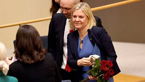 Sosiaalidemokraattien Magdalena Anderssonia valittiin Ruotsin seuraavaksi pääministeriksi keskiviikkna 24. marraskuuta.