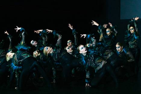 Tanssikoulu Studio Moven ryhmä Prime’s esitti lauantaina esityksen Muuttolinnut. Pyörre-tanssitapahtumaa on järjestetty vuodesta 1997 lähtien.