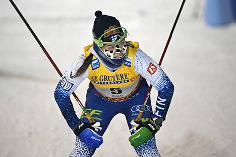 Krista Pärmäkoski jää Lillehammerissa järjestettävistä maastohiihdon maailmancupin kilpailuista.