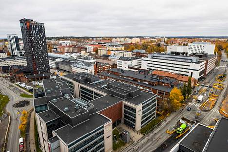 Tampereen Tullin alue lokakuussa 2021.