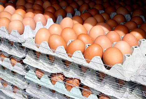 Myös kananmunien tuotanto laski viime vuonna kaksi prosenttia edellisvuodesta.