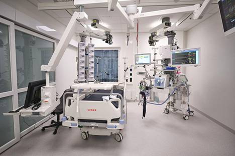 Sairaala Novan teho-osastoa Jyväskylässä kuvattiin vihkiäisten yhteydessä joulukuussa 2020.