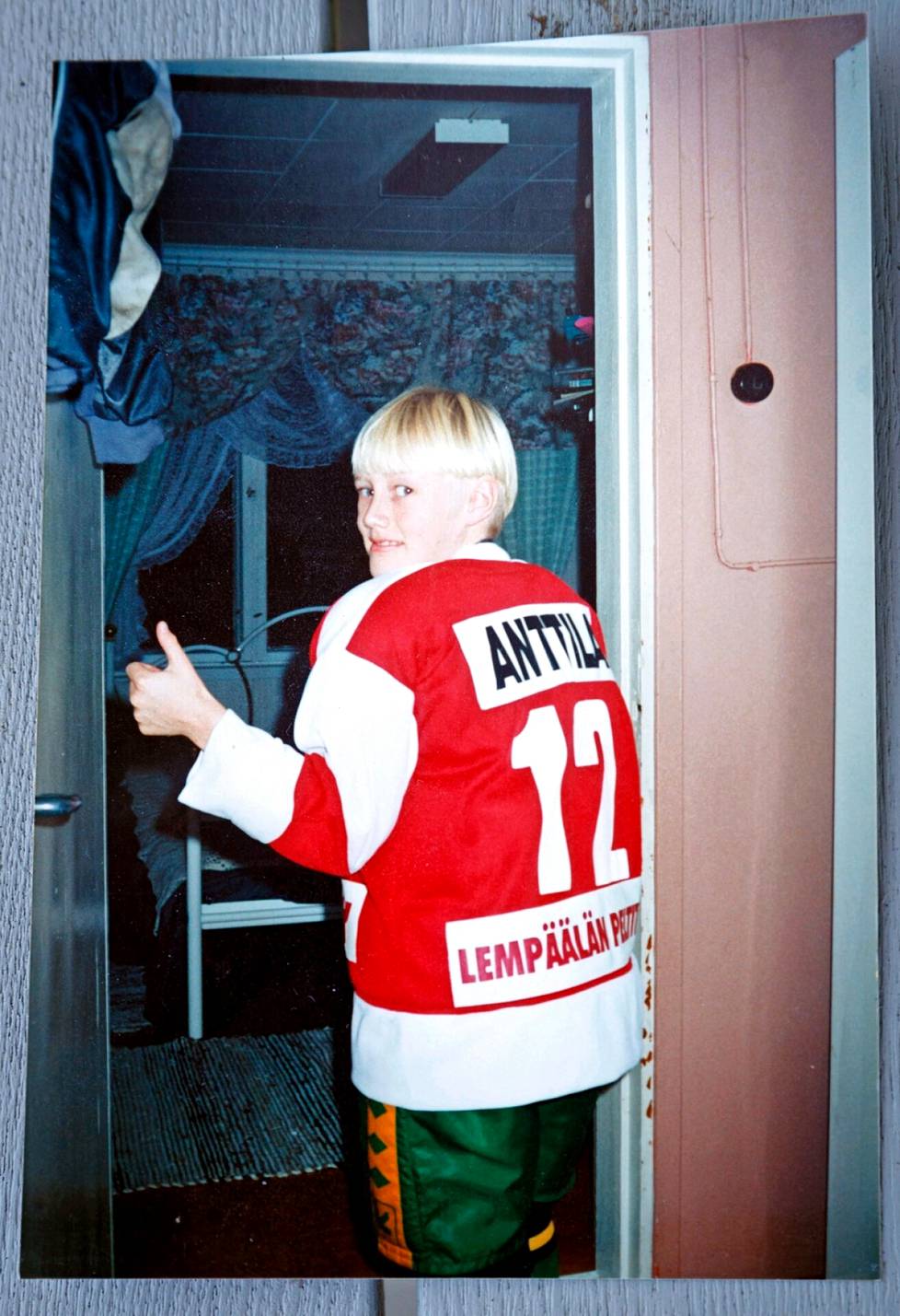 Marko Anttila 12-vuotiaana.