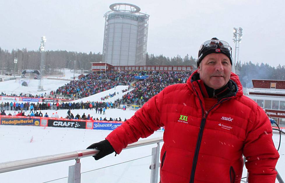 Magnar Dalen seurasi hiihdon maailmancupin kilpailuja Ruotsin Östersundissa helmikuussa 2015.